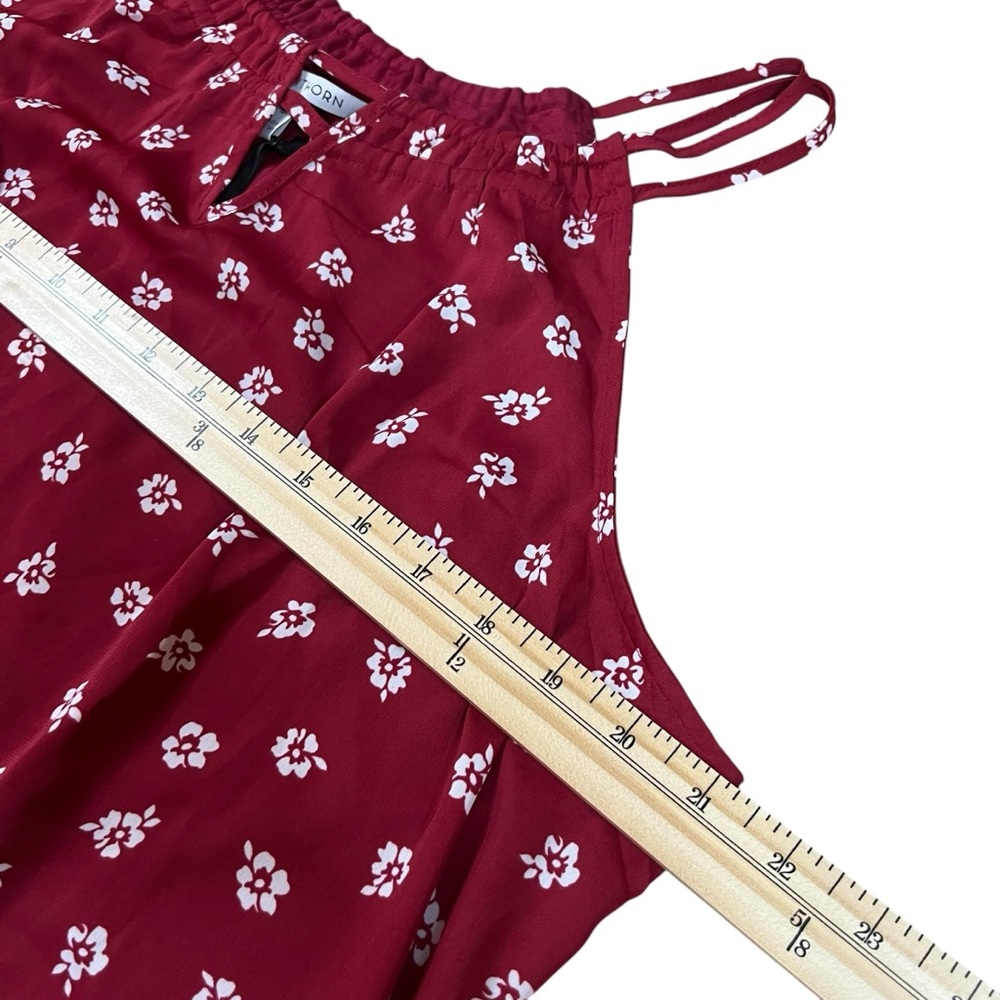 41 Hawthorn XXL Red White Floral Tank Top Casual Strappy NWT - Picture 7 of 8